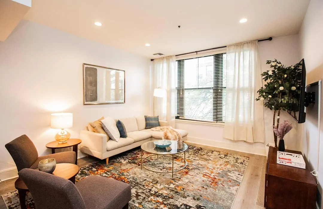 Luxury 1bed Loft, 2 Baths, Air, South End Апартаменты Бостон