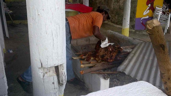 Shaggy Flipping Pork